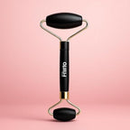 96 Pieces Black Facial Roller Face Massager - Dual Head Stainless Steel Face & Eye Rollers for Puffiness (Lymphatic Drainage – Anti-Aging – Portable)