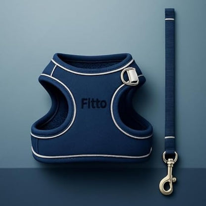 Small Pet Harness and Lead Set Size S 11.3x7cm Adjustable Nylon Harness and Leash for Small Dogs Puppies Cats