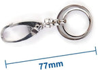 144 Pieces Key Chains (77mm - Stylish Key Ring for Daily Use)