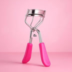 120 Pieces Pink Eyelash Curler - Stainless Steel Lash Curlers with Silicone Pad (Portable Makeup Eyelash Curler for Natural & False Lashes)