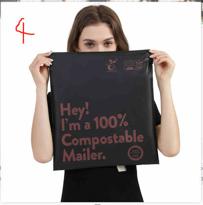 Eco-Friendly Compostable Mailer - Green, Biodegradable Shipping Solution