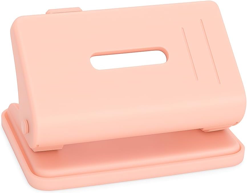 1 Piece Hole Punch Pink for Office & School Use