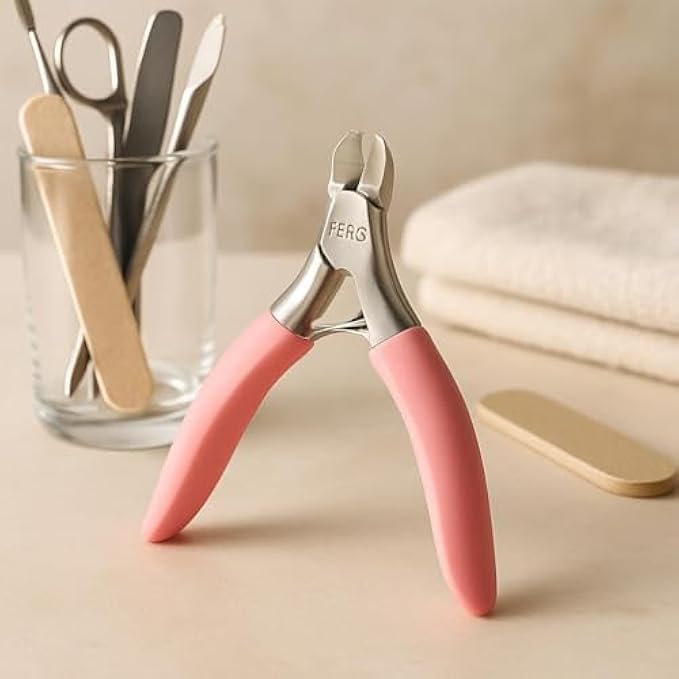 Pink Nail Shaper - Nail File & Buffer for Manicure & Pedicure, Multi-Grit Emery Board Portable Nail Care Tool