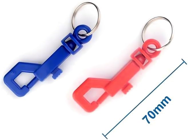 144 Pieces 2 Pieces Key Chains (70mm - Stylish and Durable Keychain for Everyday Use)