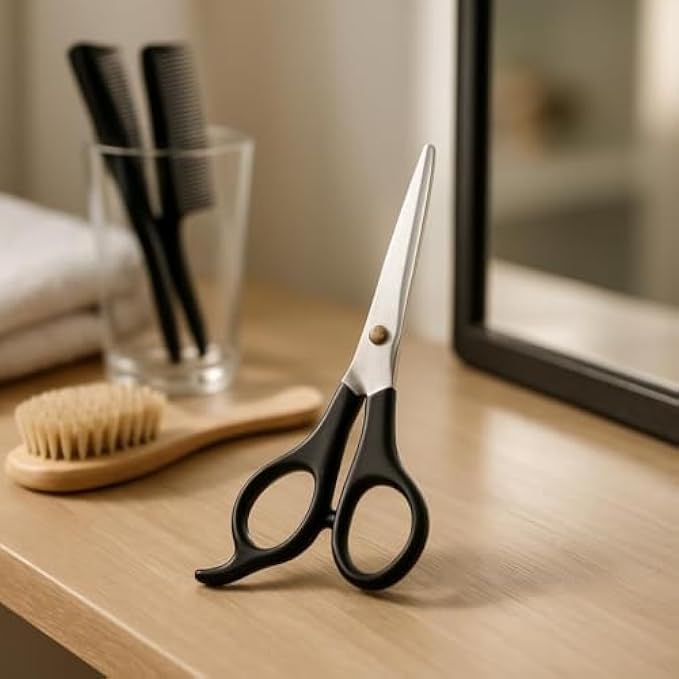 96 Pieces Hair Cutting Scissors (15.5 cm (6.1) Black Handle - Barber & Salon Hairdressing Shears for Hair Cutting and Styling)