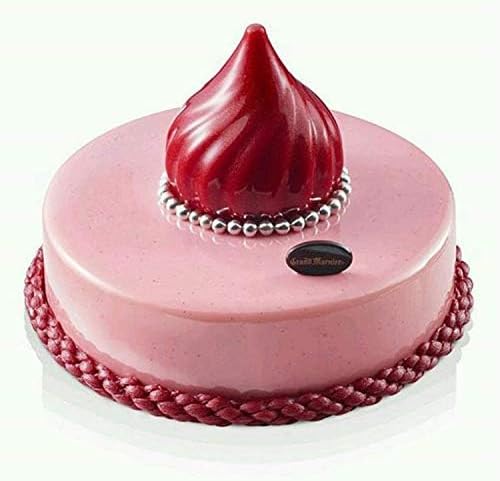 120 Pieces Raspberry Silicone Baking Molds (4-Cavity Food-Grade Cake – Candy – and Chocolate Mousse Mold – Non-Stick Raspberry Shaped Pastry – Dessert – Truffle & Ice Cream Mold for Baking – Freezer & Oven Safe)