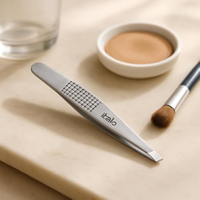 120 Pieces Stainless Steel Tweezers (9.5cm - Precision Slanted Eyebrow Tweezer for Hair Removal & Beauty Grooming – Rust-Resistant Tweezers)