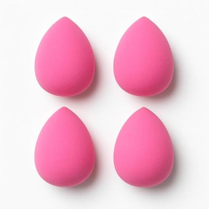 120 Pieces Beauty Blender Complexion Makeup Sponge 4 Pack - Foundation & Concealer Blending Sponges (Latex-Free – Reusable – Wet or Dry Application)