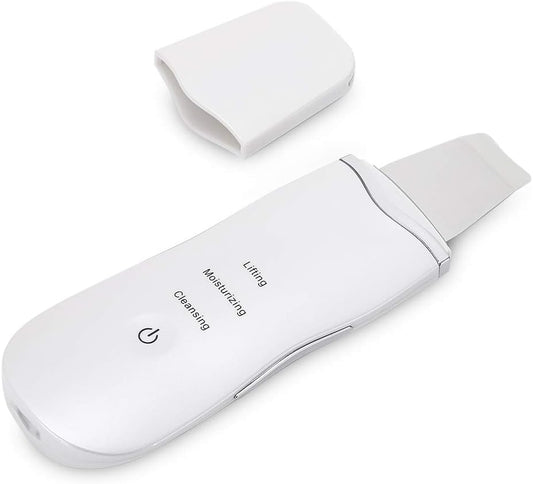 Fitto Portable Blackhead Removal Ultrasonic Facial Cleaner – Deep Pore Cleansing, Exfoliating & Skin Rejuvenating Face Device, Effective for Acne & Blackheads, Rechargeable & Waterproof