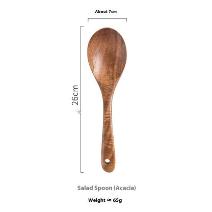 Eco-Friendly Wooden Kitchen Utensils Set - Sustainable & Biodegradable