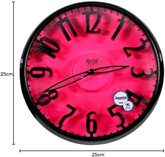 60 Pieces Pink Quartz Wall Clocks with Light (Round Dial Shape for Office and Home – Stylish and Functional Design – Perfect for Living Rooms – Bedrooms – and Workspaces – Enhances Any Décor)
