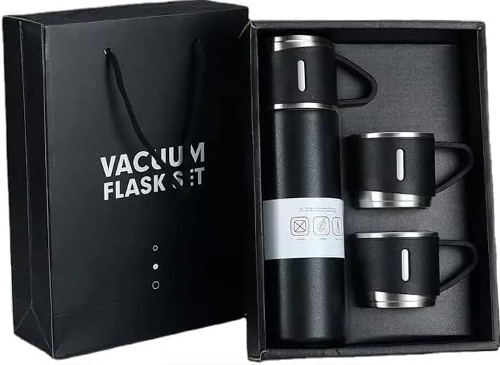 Fitto 500ML Vacuum Flask Stainless Steel Water Bottle with Gift Box | Insulated Coffee Tumbler for Hot & Cold Drinks | Travel Mug for Office, Home, and Outdoors | Leakproof & Durable