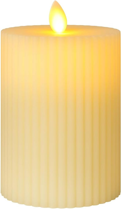 LED flameless candle 7.5x12.5 cm for home decor, birthdays, Christmas, indoor/outdoor use, flameless smokeless warm lighting