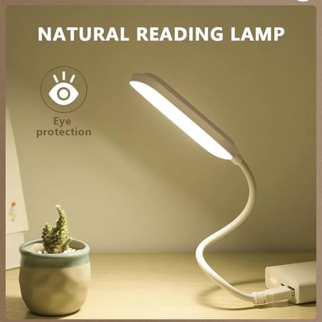 Portable Flexible USB LED Lamp, Eye Protection Non-Flickering Mini Light for Laptop, Desktop, Power Bank, Night Light, Reading & Studying