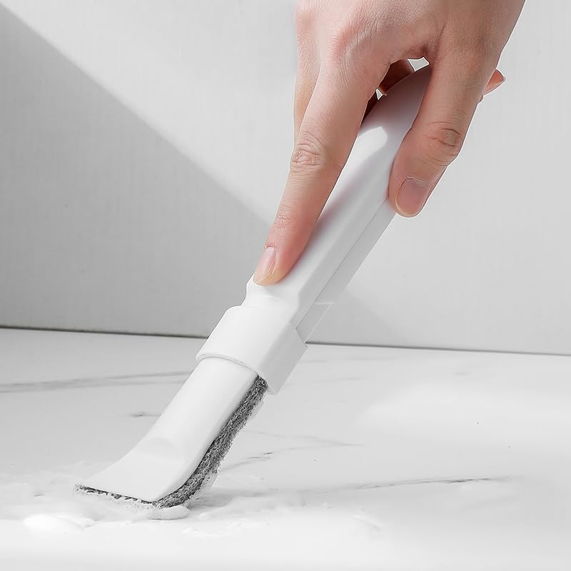 240 Pieces Cars (Kitchen Tile Grout End Bristle – Window Door Groove Cleaning Brush with Hook – White and Grey)