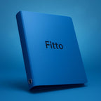 96 Pieces 4 Hole Binder Folders for A4 Sheets (34x25cm Blue)