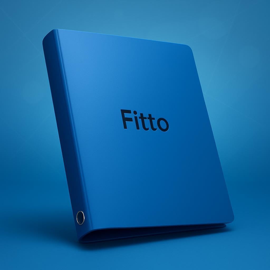 96 Pieces 4 Hole Binder Folders for A4 Sheets (34x25cm Blue)