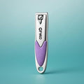 96 Pieces Nail Clipper Purples (6.5x1.2cm - Compact Travel Nail Cutter for Fingernails & Toenails)