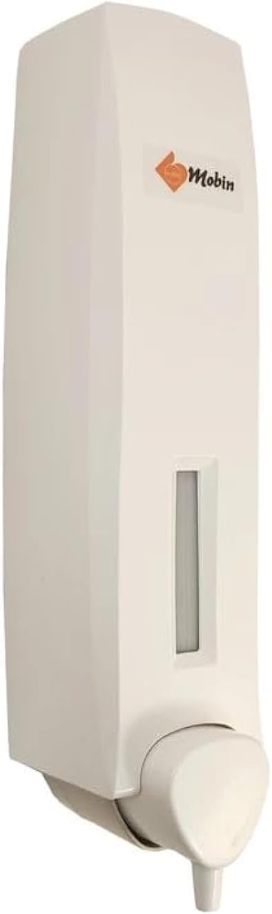 Fancy Push Type Liquid Soap, Lotion & Hand Sanitizer Dispenser, Surface Mounted, 350 ml (White), Wall-Mount, Easy Refill, Durable