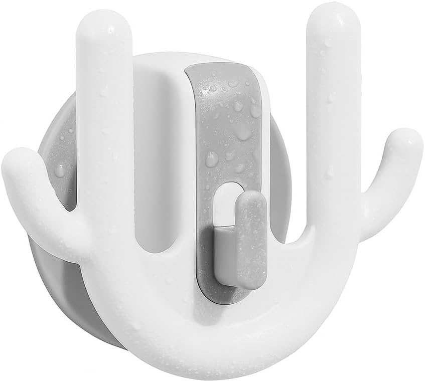 Adhesive Wall Slipper Hook – Waterproof & Trackless – PP Material – White