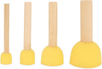 144 Pieces Sponge Brush Set 4 Pieces (8cm for Cleaning – Painting – and Crafting)