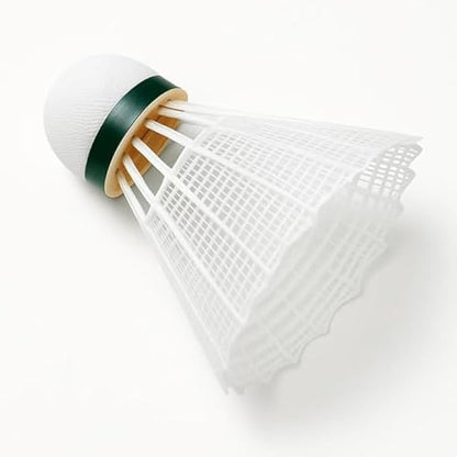 6 pcs Plastic Shuttlecock Can White - 6 Pack Badminton Shuttlecocks Training Birdies