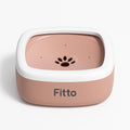 96 Pieces Cat & Dog Car Anti-Overflow Bowls (Filtered Design – 1L – Pink)