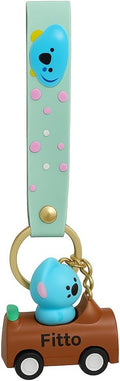 144 Pieces Cute Brown Animal Car Keychain - Adorable Accessories for Your Keys