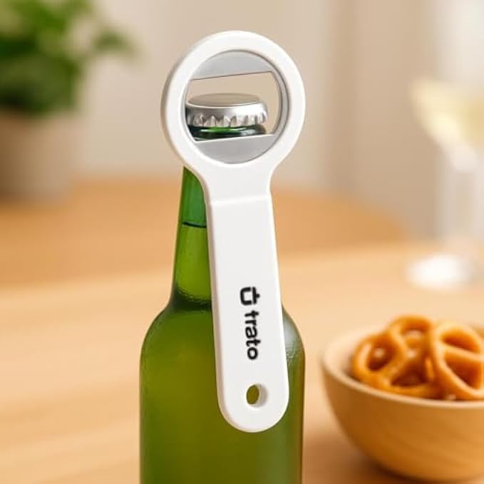 120 Pieces Metal Bottle Openers (10.3x3.6cm - Stainless Steel Compact Beer Opener for Kitchen Bar Home)