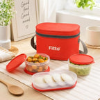 96 Pieces Lunch Box Sets with Insulated Carry Bag (Reusable Food Containers – Compact Meal Storage Set for Office – School – Travel & Outdoor Use)