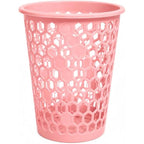 96 Pieces Plastic Laundry Baskets with Ventilated Honeycomb Design (Lightweight Open-Top Clothes Hamper for Bedroom – Bathroom and Laundry Room – Pink)