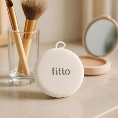 Makeup Sponge White - Soft Beauty Blender for Foundation & Concealer, Latex-Free Cosmetic Blending Sponge for Wet or Dry Application