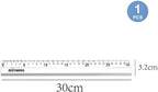 144 Pieces Aluminium Ruler Scales (30cm – Accurate Measuring Tool for Crafts – DIY – Engineering)