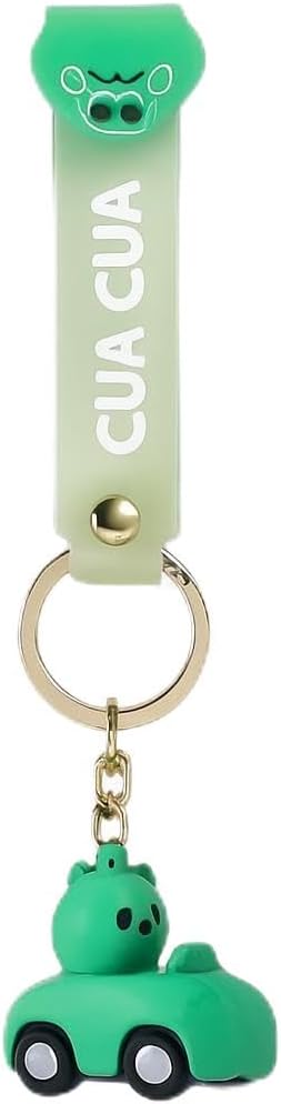 Cute Animal Car Keychain - Green