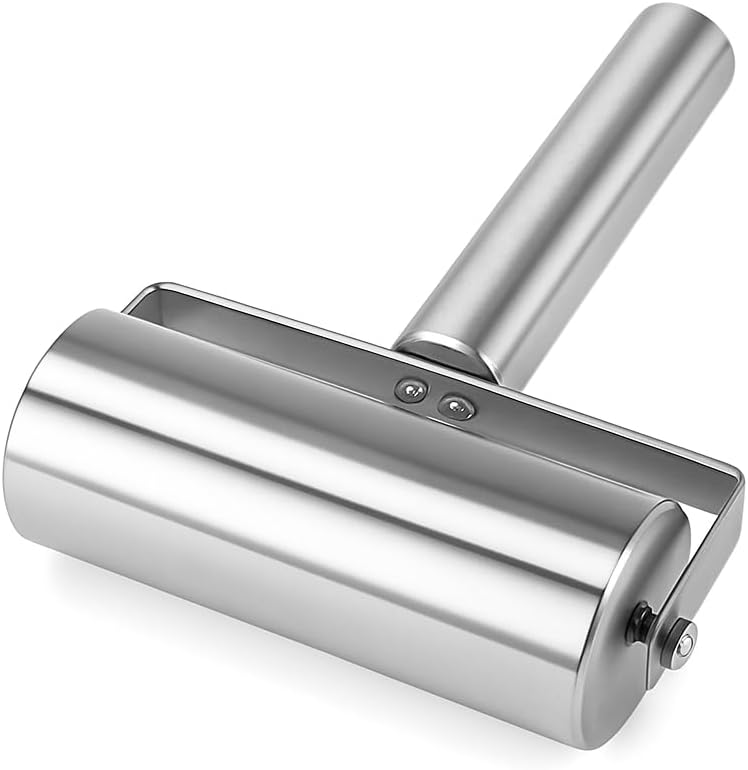 96 Pieces Stainless Steel Rolling Pins for Pastry (Pizza – Fondant & Baking | Metal Roller for Dough – Pie – Pasta – Cookies | Durable – Easy-Clean Kitchen Utensil for Professional & Home Bakers)