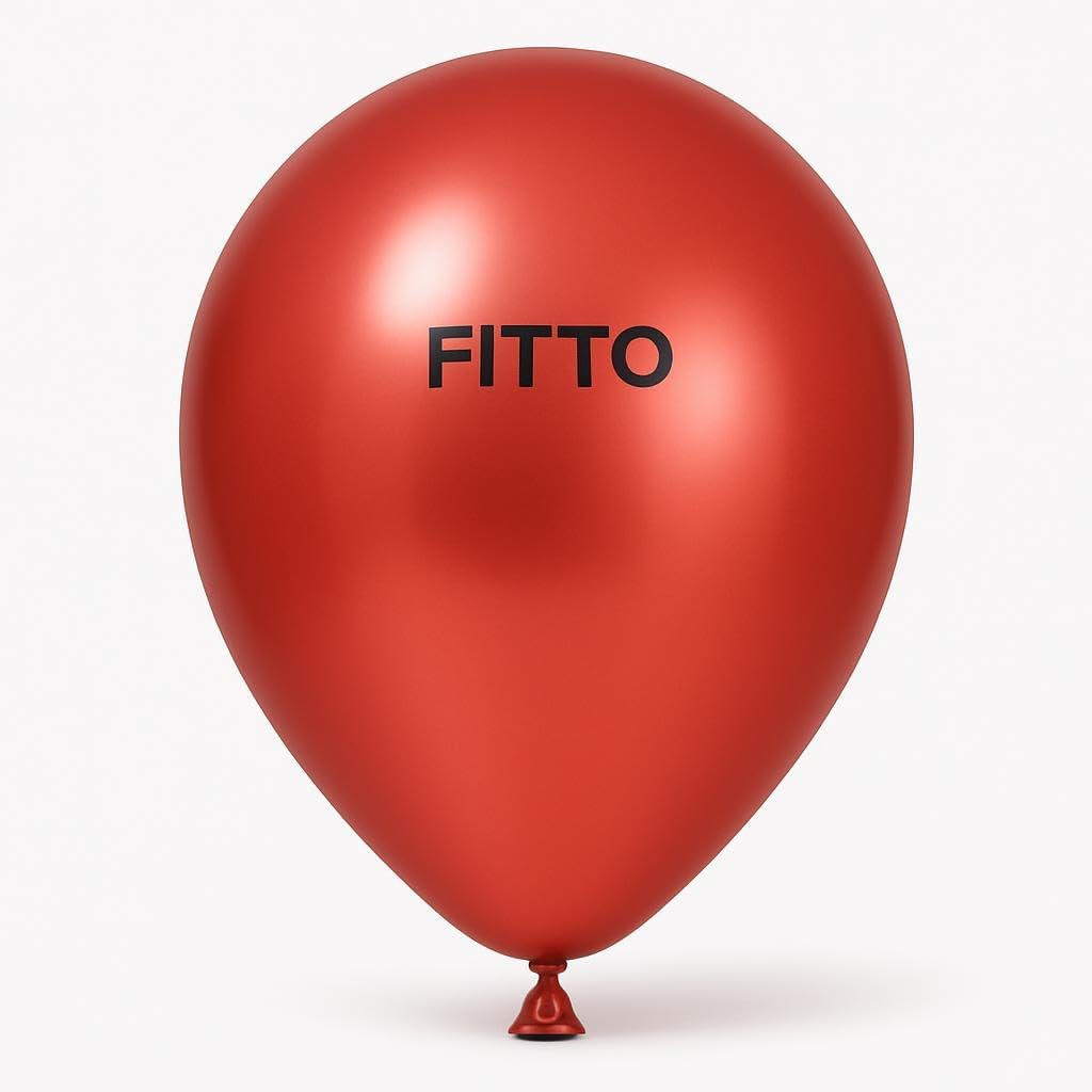 12 Inch Chrome Balloon Red 2.8g Pack of 40