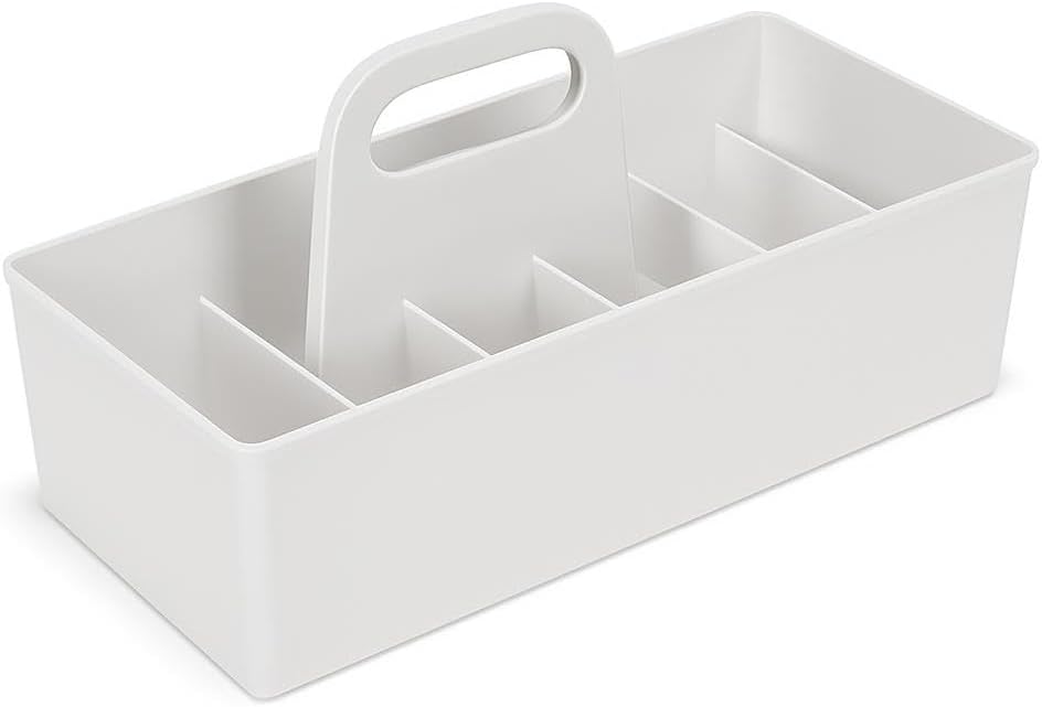 96 Pieces Storage Boxes with Handle (White)