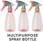 96 Pieces Multipurpose Spray Bottle - Refillable Trigger & Fine Mist Misters (Adjustable Nozzle for Cleaning – Plant Care – Hair – Salon – Gardening – Home Use)