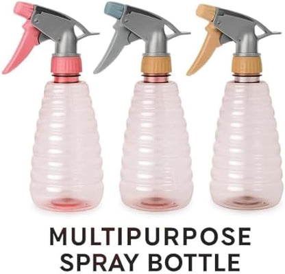 Multipurpose Spray Bottle - Refillable Trigger & Fine Mist Mister, Adjustable Nozzle for Cleaning, Plant Care, Hair, Salon, Gardening, Home Use