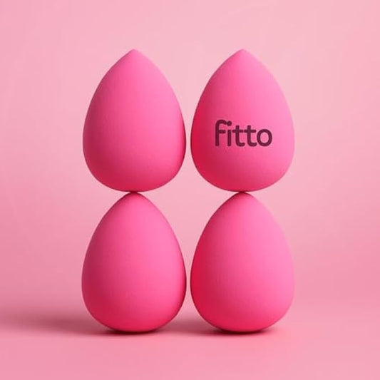 Beauty Blender Complexion Makeup Sponge 4 Pack - Foundation & Concealer Blending Sponge, Latex-Free, Reusable, Wet or Dry Application