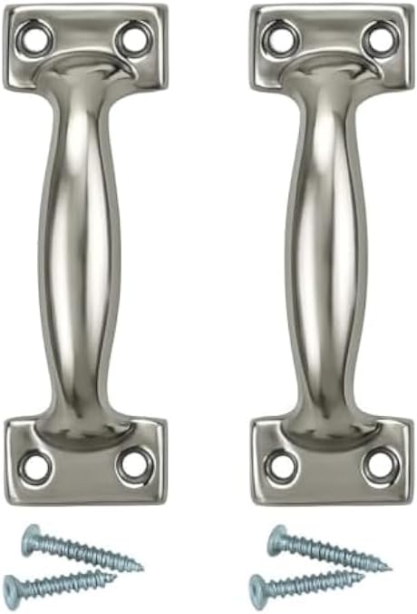 Multi-Purpose Handle with Screws Pack of 2 - Cabinet Drawer Pull, Cupboard Door Handle for Kitchen Wardrobe Furniture (2 Pack)