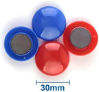 144 Pieces 4 Round Magnets Assorted Colors (30mm)
