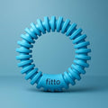 120 Pieces Pet Ring Toys (12x12cm - Dog Chew Ring Toy for Puppy Rubber Fetch & Tug Play)