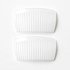 144 Pieces Small White Plastic Side Hair Comb Pack of 2 - Side Hair Combs (Hair Accessory – Hair Grip for Women & Girls)