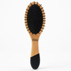 120 Pieces Oval Shaped Wooden Hair Brushes for Men and Women (Travel Friendly – Brown)