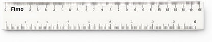 Aluminium Ruler Scale 40cm, Durable Measuring Tool for Accurate Measurements