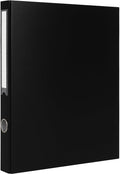 120 Pieces Level File 1 Pieces with 4 Holes (34cm x 25cm – Black for Home and Office Use)