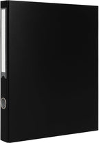120 Pieces Level File 1 Pieces with 4 Holes (34cm x 25cm – Black for Home and Office Use)