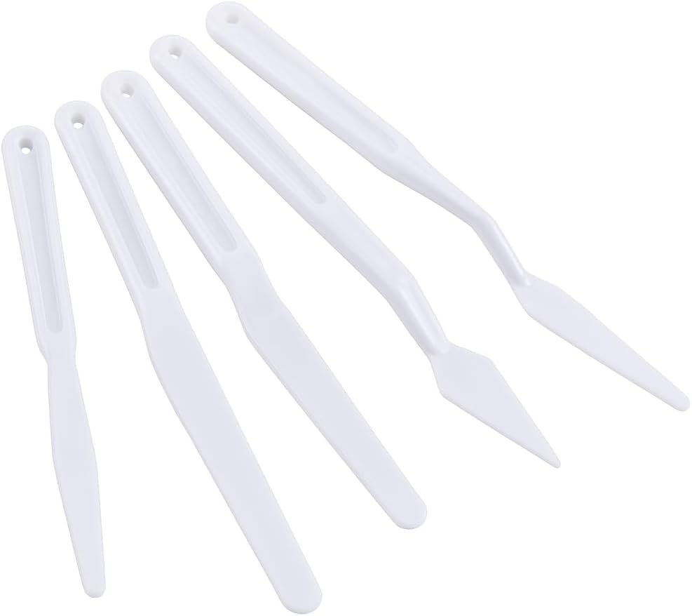144 Pieces Painting Spatula Set 6 Pieces (190mm x 15mm – Art Palette Knives for Acrylic – Oil – and Watercolor Painting)