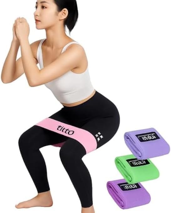 96 Pieces Resistance Bands for Hips and Legs - Assorted Colors for Strength Training and Flexibility